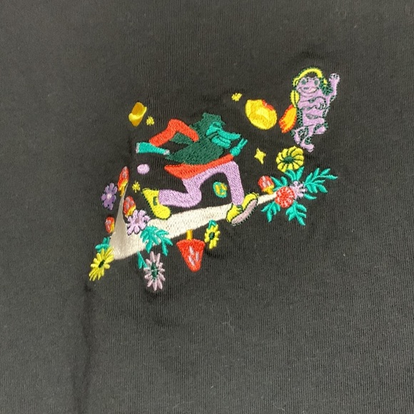 NIKE MENS WIZARD AND FROG T SHIRT BLACK SHORT SLEEVE XL - Picture 4 of 7